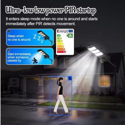 XLT Solar Street Light Outdoor With 3MP Camera All In One Radar Sensor Security CCTV Camera With LED Panel
