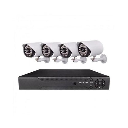 CCTV Kit 4 Security Cameras Plus DVR 1080p Full HD