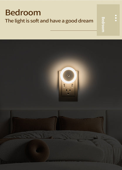 LED Human Body Induction Warm Light, 500mm Cabinet Warm Light, USB Rechargeable