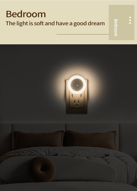 LED Human Body Induction Warm Light, 500mm Cabinet Warm Light, USB Rechargeable