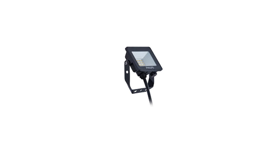 PHILIPS ESSENTIAL SMARTBRIGHT G5 LED FLOODLIGHT,  1000 LM, 10 W, 865 COOL DAYLIGHT, 110°, SAFETY CLASS I,  MOUNTING BRACKET
